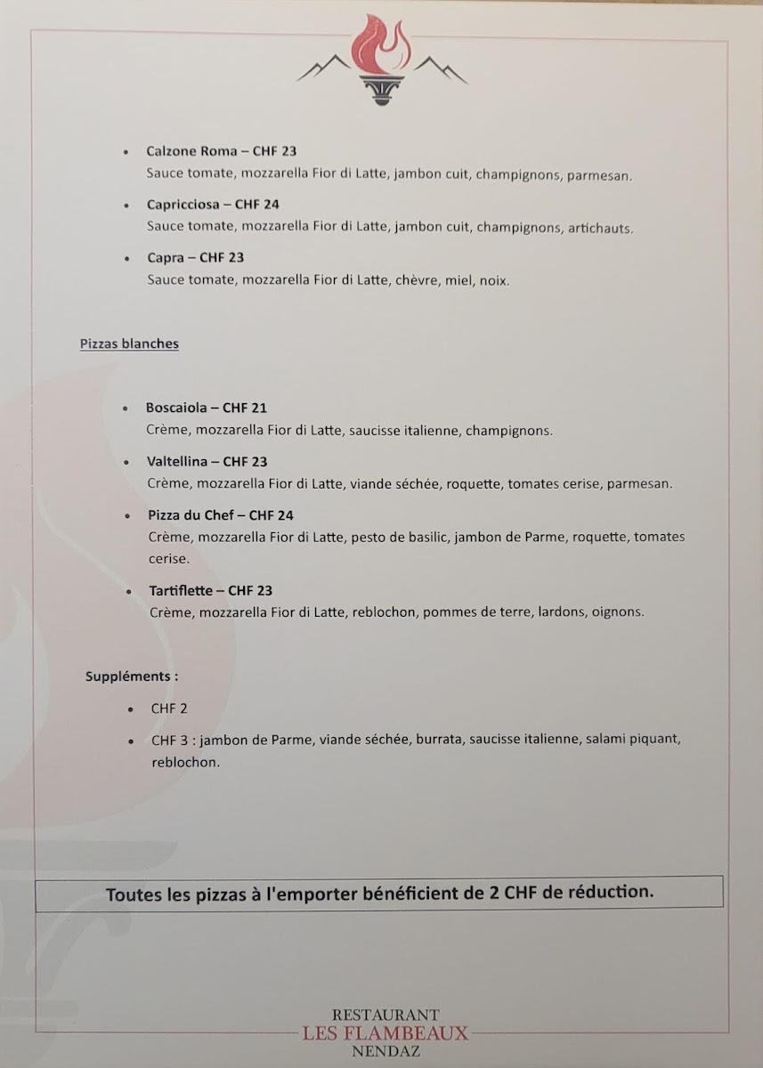 Menu Restaurant Les Flambeaux-2