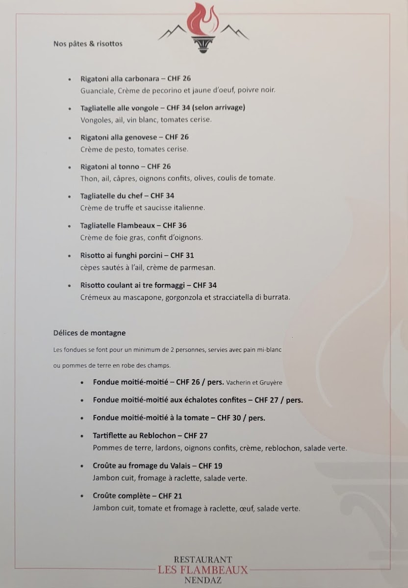 Menu Restaurant Les Flambeaux-4